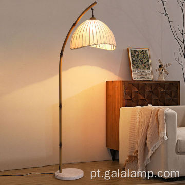 Candeeiro de pé Boho Arc feito à mão